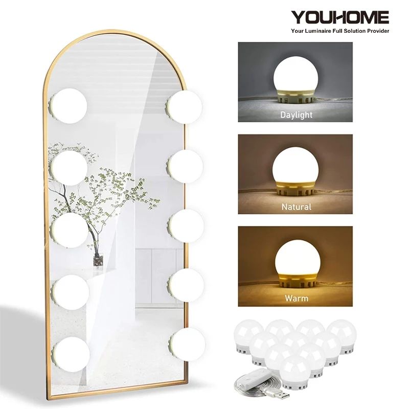 Comprar Kit Bombillos Led Para Espejo en Electroshopy - Ángulo 2